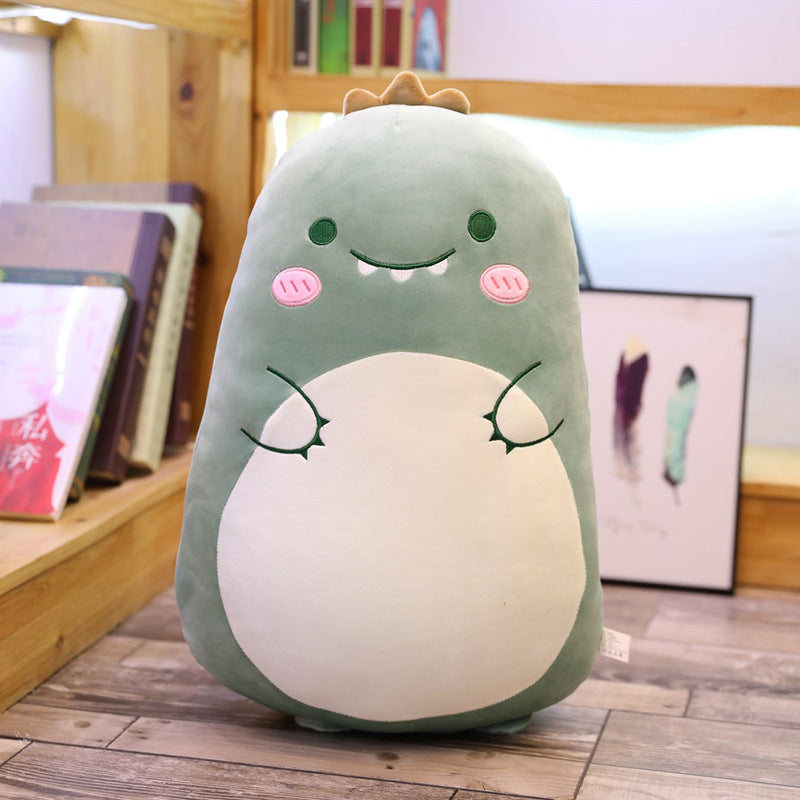 Net Red Cute Cartoon Plush Toy Lazy Sleeping Round Pillow New Creative Girl Heart Pillow 1612158738100