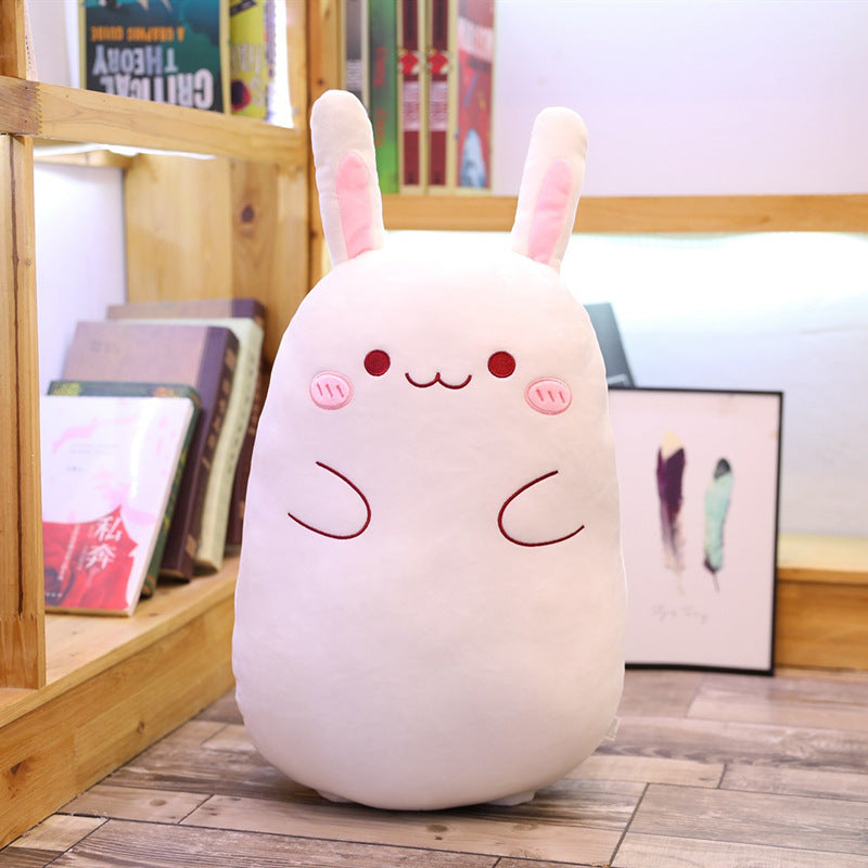 Net Red Cute Cartoon Plush Toy Lazy Sleeping Round Pillow New Creative Girl Heart Pillow 1612158738118