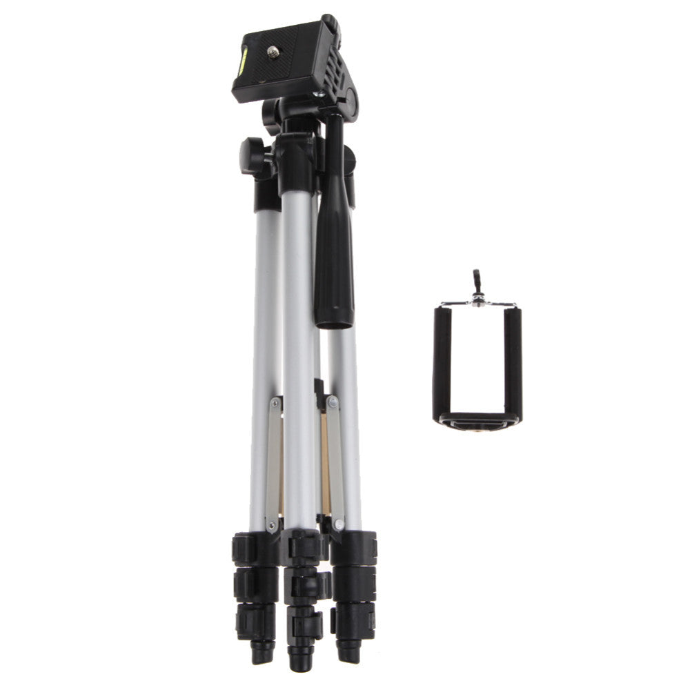 Compatible with Apple, Compatible with Apple , Mobile Phone Universal Self Timer Adapter Clip Live Tripod Mobile Phone Clip Camera Tripod Set - 图片 4