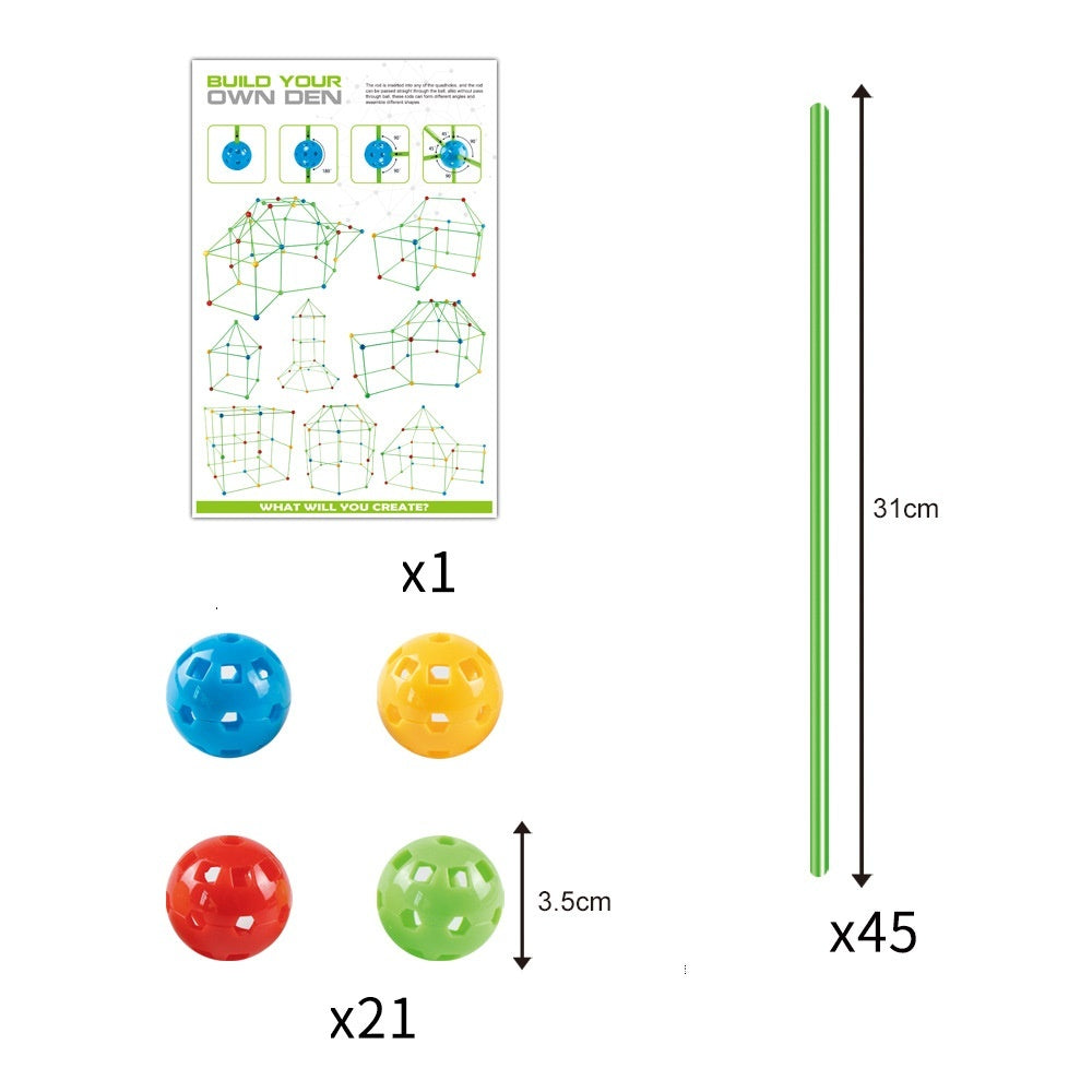 Children's Diy Bead Tent Fort Building Kit Toy Tent Building Blocks Tent Fight Tent 1612428712420 8a70d0e3 c8d8 44d8 8cb4 304