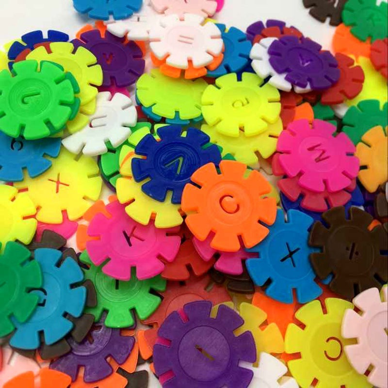 Early Education Insert Snowflake Piece Wooden Box Plastic Insert 1612435439875