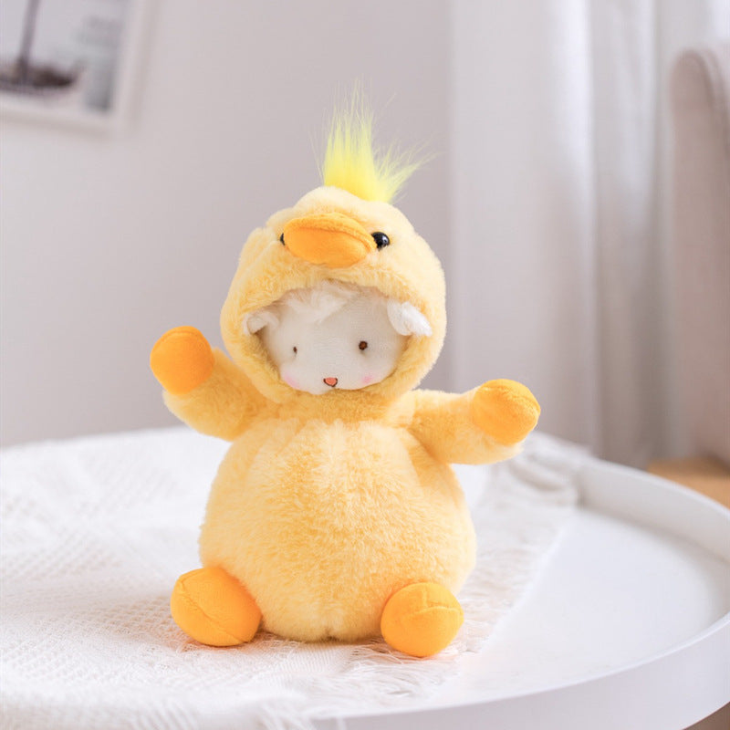 Cute Cartoon Soft Cute Little Wool Plush Toy Doll Daby Soothing Dol 1612590718607