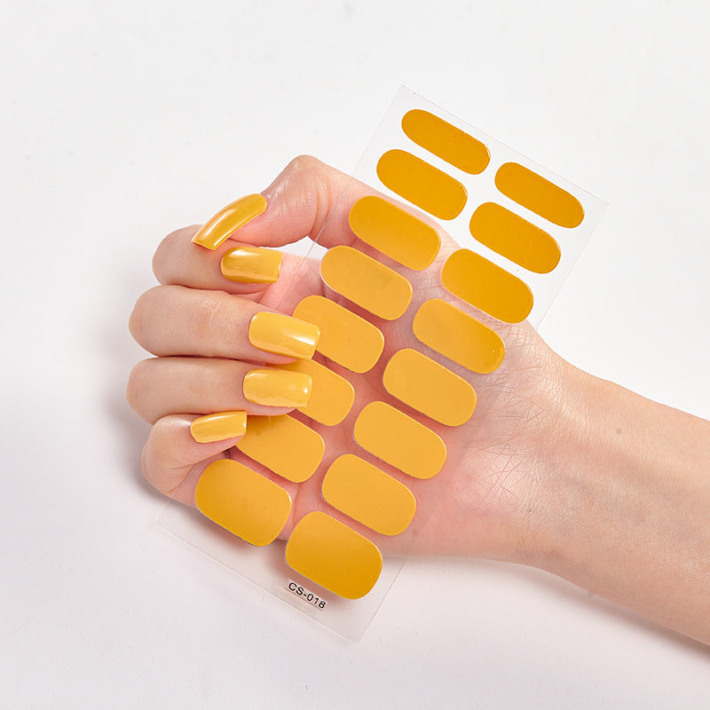 Nail Sticker Letter Color Nail Art Sticker Full Sticker 1613292173694
