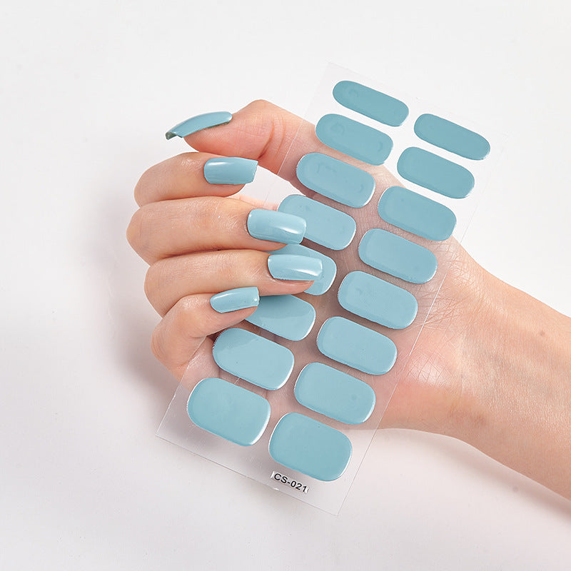 Nail Sticker Letter Color Nail Art Sticker Full Sticker 1613292173695
