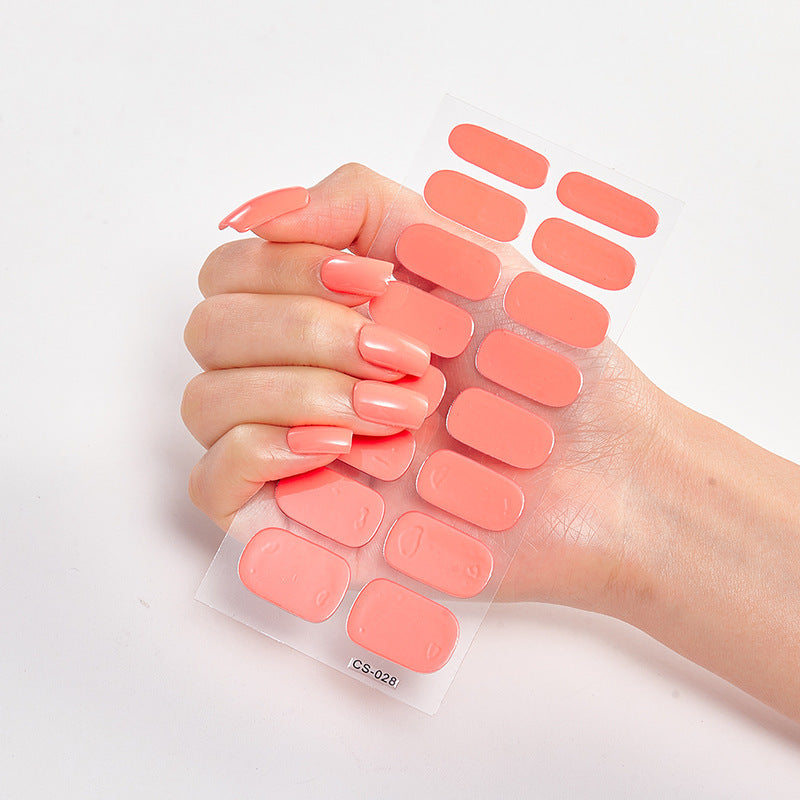 Nail Sticker Letter Color Nail Art Sticker Full Sticker 1613292174291