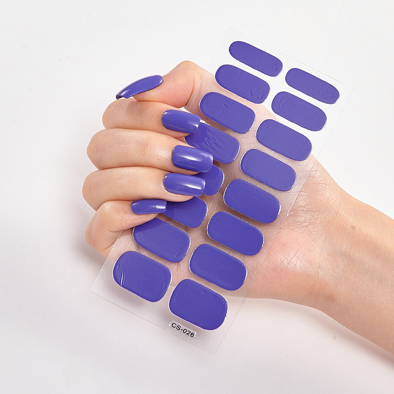 Nail Sticker Letter Color Nail Art Sticker Full Sticker 1613292174295