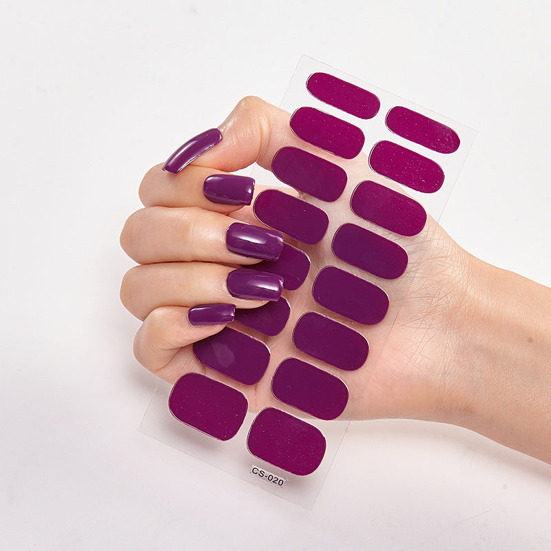 Nail Sticker Letter Color Nail Art Sticker Full Sticker 1613292174299