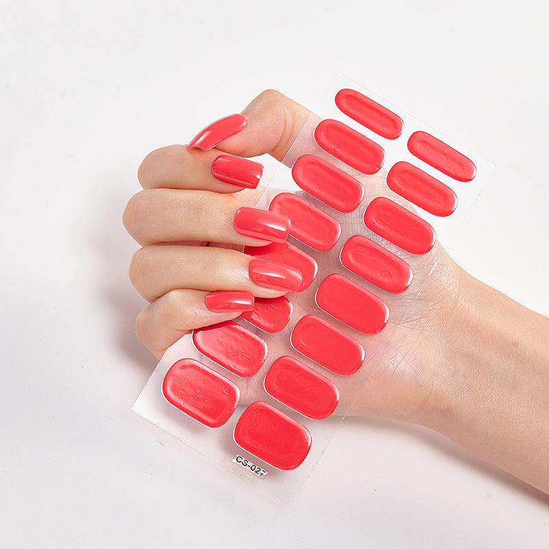 Nail Sticker Letter Color Nail Art Sticker Full Sticker 1613292174557