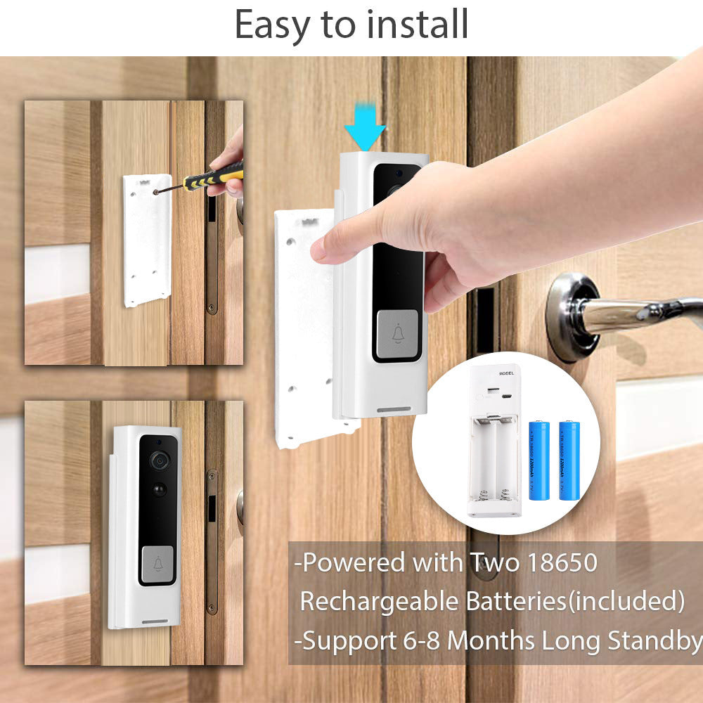 Intelligent 1080P Network Wireless Video Intercom Camera 1613615377070
