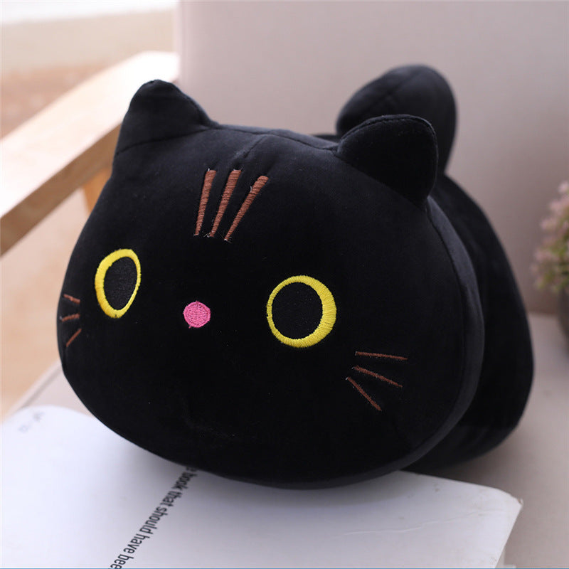 Large Size Cartoon Cat Plush Toys Stuffed Cloth Doll Long Animal Pillow Cushion 1613635719302