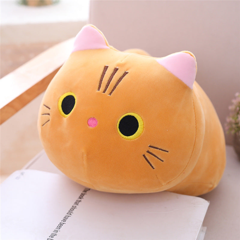 Large Size Cartoon Cat Plush Toys Stuffed Cloth Doll Long Animal Pillow Cushion 1613635719332