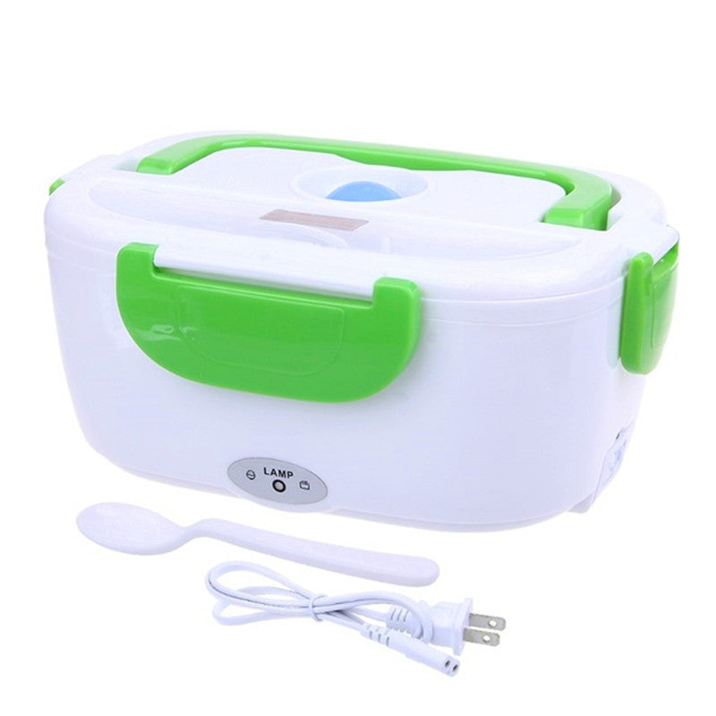 Kitchen Electric Heated Lunch Box Stainless Steel School Car Picnic Food Heating Heater Food Warmer Container 1613729135079