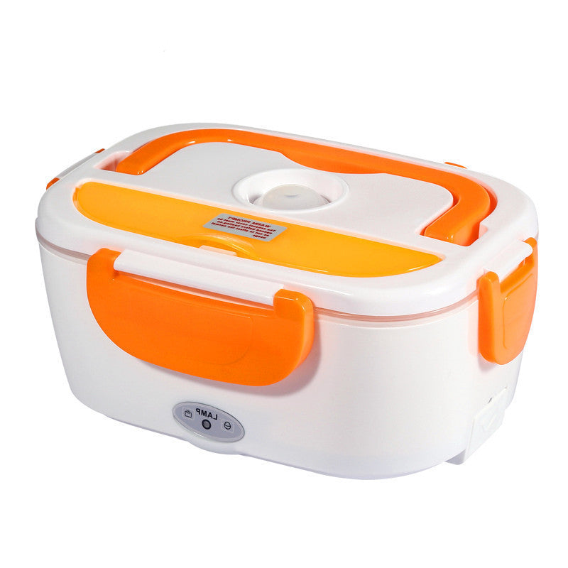 Kitchen Electric Heated Lunch Box Stainless Steel School Car Picnic Food Heating Heater Food Warmer Container 1613729135083