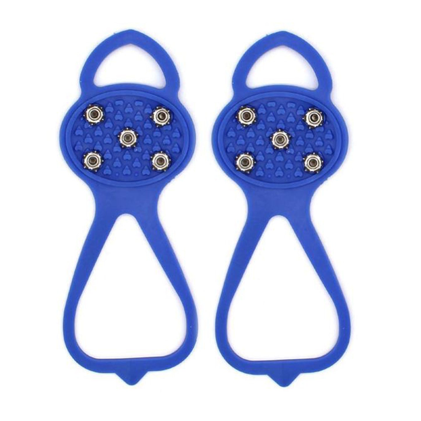 Unisex Men 5 Teeth Ice Gripper For Shoes Crampons Ice Gripper Spike Grips Cleats For Snow Studs Non-Slip Climbing Hiking Cove