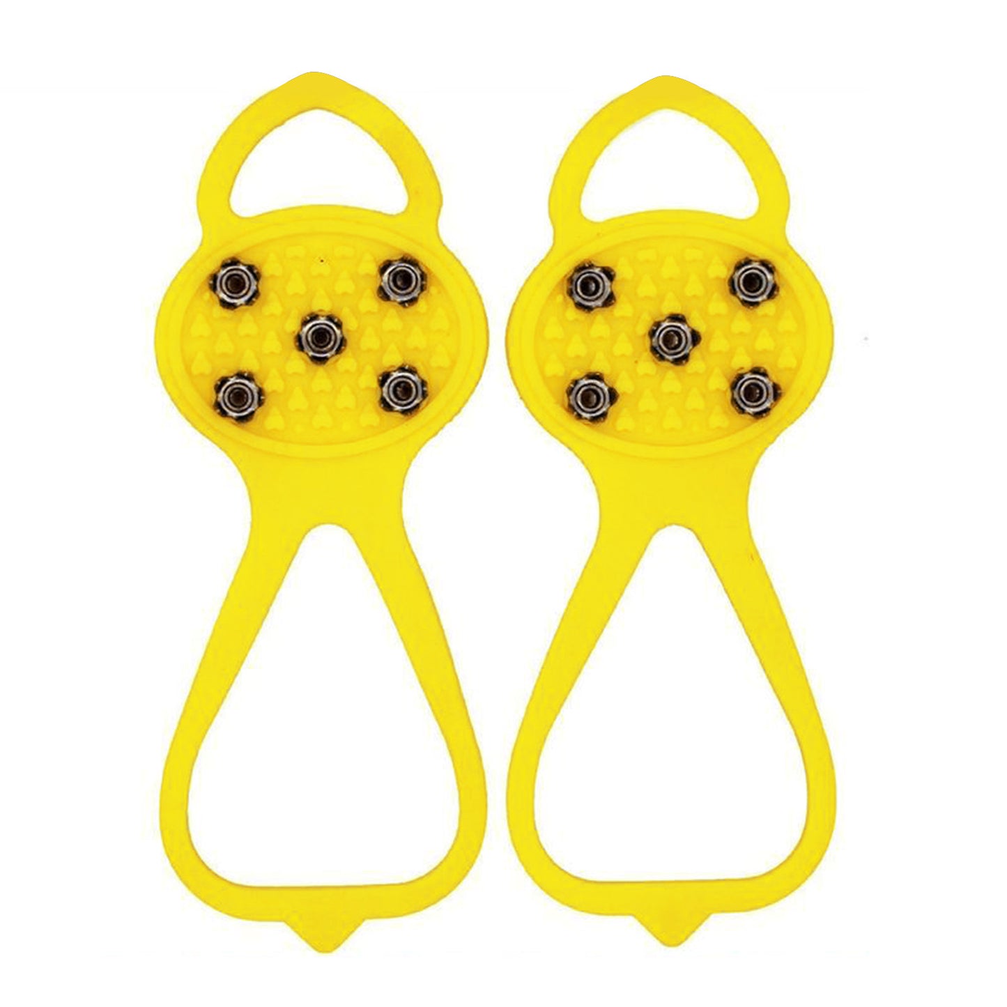 Unisex Men 5 Teeth Ice Gripper For Shoes Crampons Ice Gripper Spike Grips Cleats For Snow Studs Non-Slip Climbing Hiking Cove