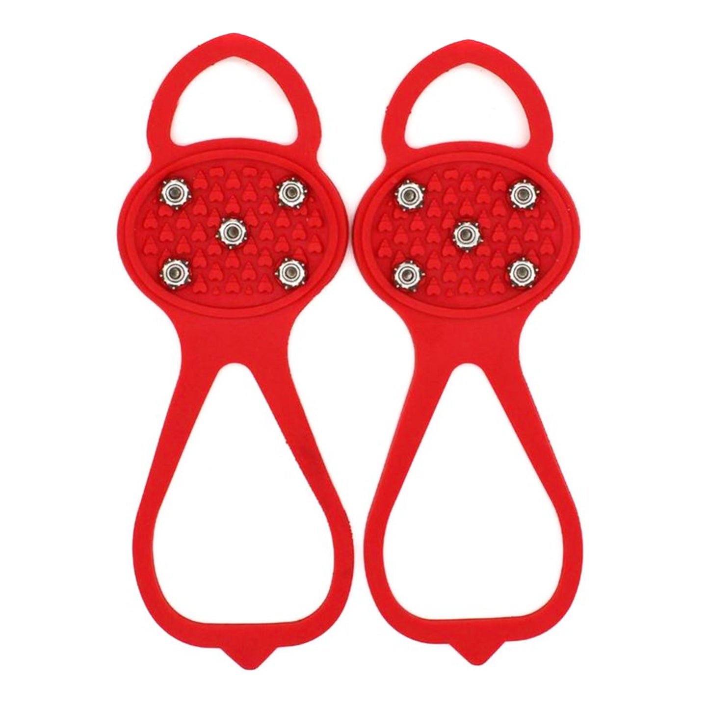 Unisex Men 5 Teeth Ice Gripper For Shoes Crampons Ice Gripper Spike Grips Cleats For Snow Studs Non-Slip Climbing Hiking Cove