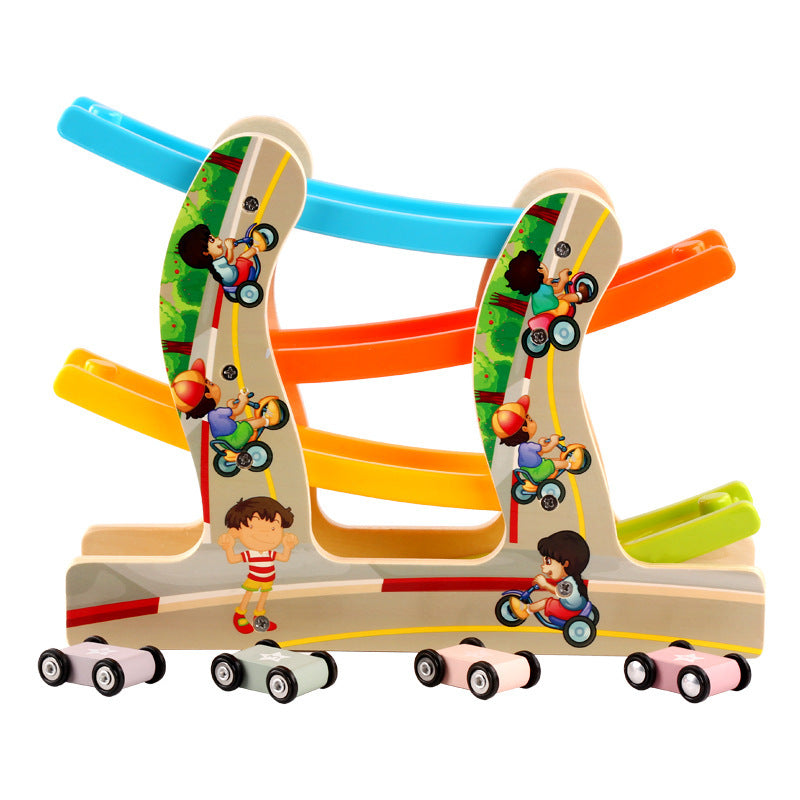 Early Education Four-layer Track Pulley Educational Toy 1614070260658