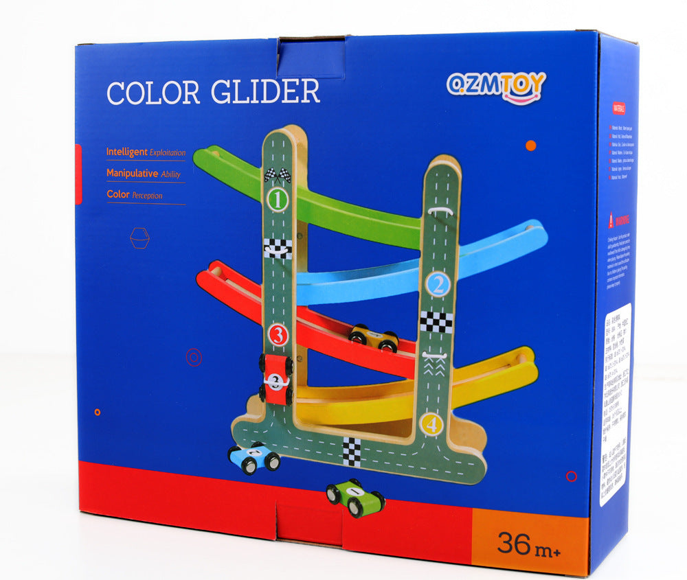 Early Education Four-layer Track Pulley Educational Toy 1614070260663