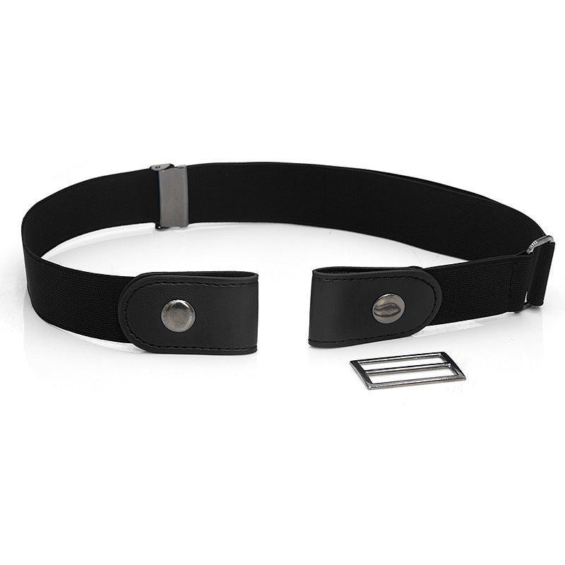 New Slim Elastic Invisible Belt Simple Lazy Belt Fat Elastic Leather 1614238672126