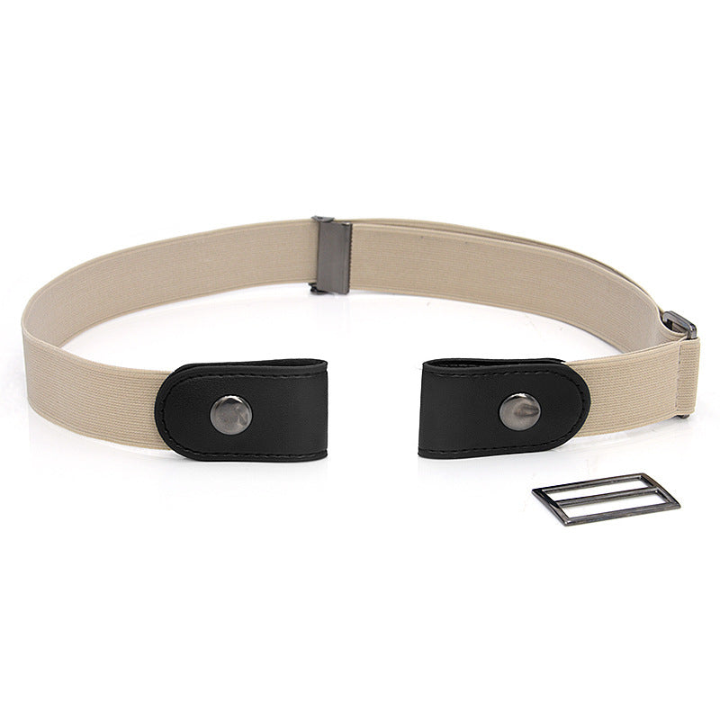 New Slim Elastic Invisible Belt Simple Lazy Belt Fat Elastic Leather 1614238672375