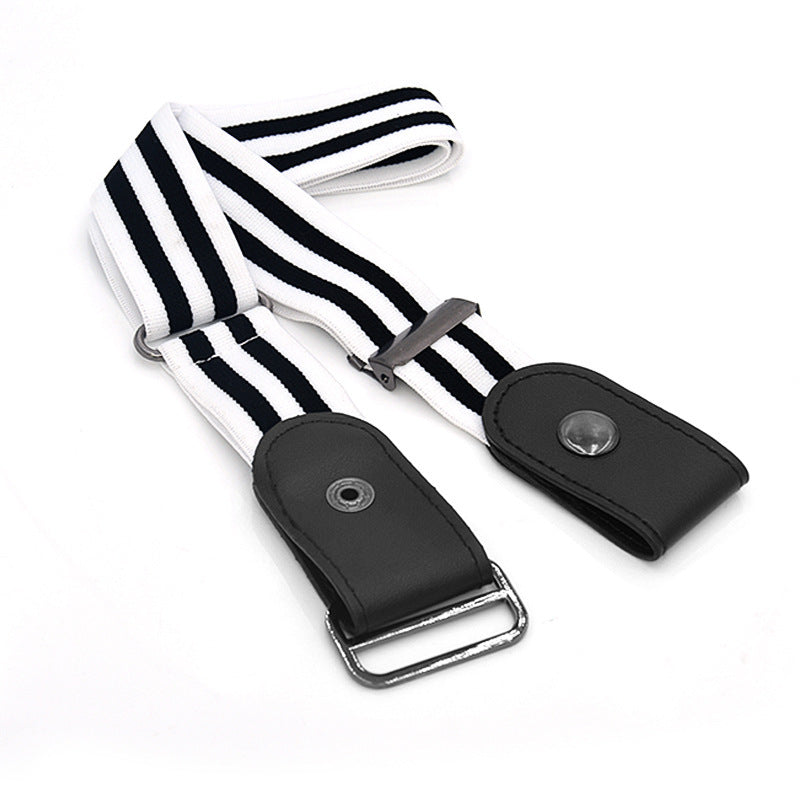 New Slim Elastic Invisible Belt Simple Lazy Belt Fat Elastic Leather 1614238672401