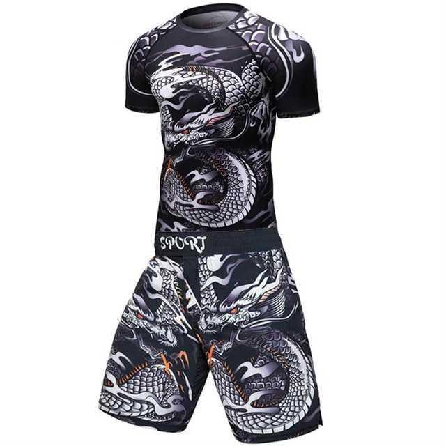 Male Sport Suit Men Running Clothes Sport Wear Yoga Set 1614254521967
