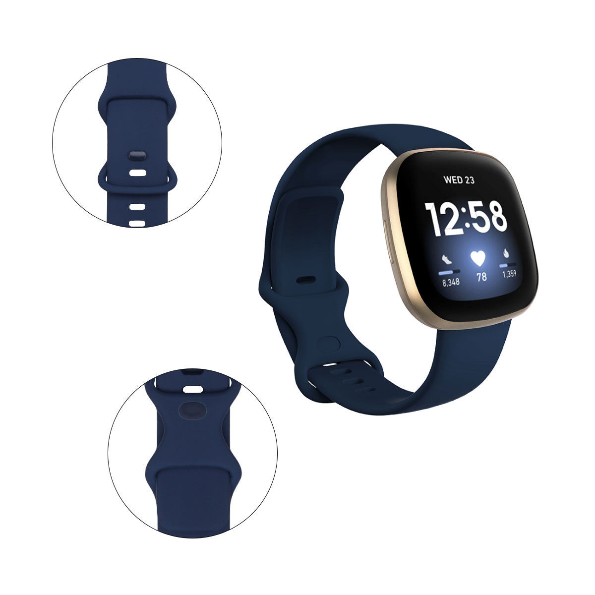 Smart Watch Tpu Silicone Original Strap Versa3 Strap 1614827046586