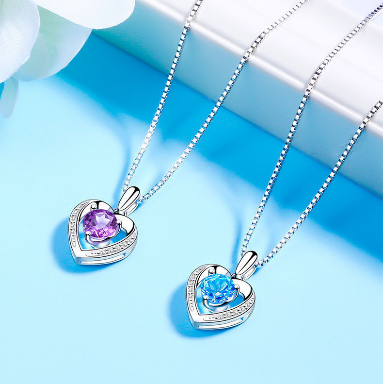 New Platinum Plated Silver Pendant