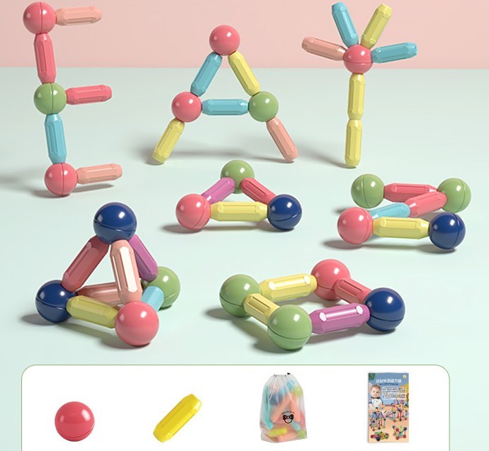 Magnetic Rod Children's Assembled Building Blocks Toys 1614df44 6710 4da3 b4ae 7d871606cd0c