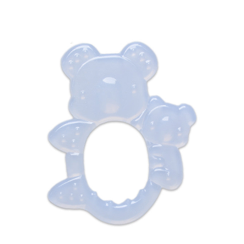 Toddlers Infants Baby Teething Toy Soft Silicone Fruit Teether Holder 16152168426479