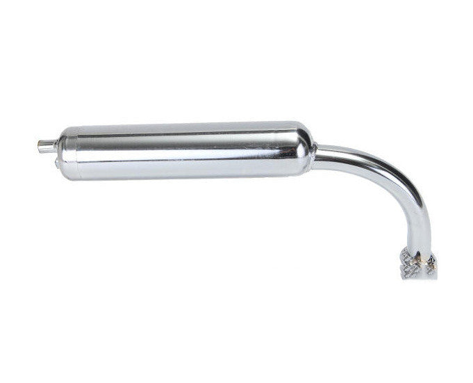 Motorcycle Chrome-Plated Muffler Two-Stroke Motorcycle Muffler Exhaust Pipe 1615462644650
