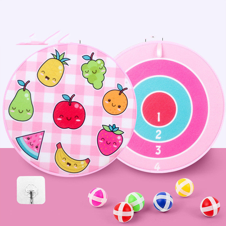 Spot Wholesale Children's Sticky Ball Dart Board Cartoon Fun Dart Board Plus Velvet A Variety Of Creative Cartoon 16155197824