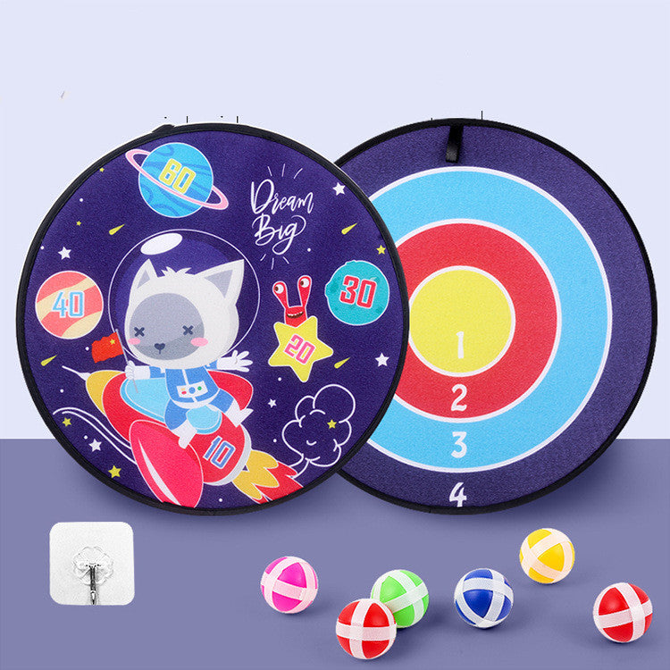 Spot Wholesale Children's Sticky Ball Dart Board Cartoon Fun Dart Board Plus Velvet A Variety Of Creative Cartoon 16155197826