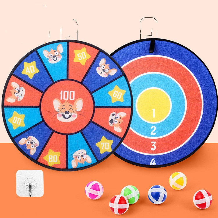 Spot Wholesale Children's Sticky Ball Dart Board Cartoon Fun Dart Board Plus Velvet A Variety Of Creative Cartoon 16155197826