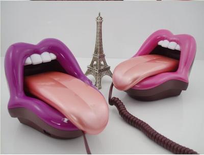 Telephone Sexy Red Lip Phone Fashion Big Mouth Phone Red Lip Love Phone 1615874025194