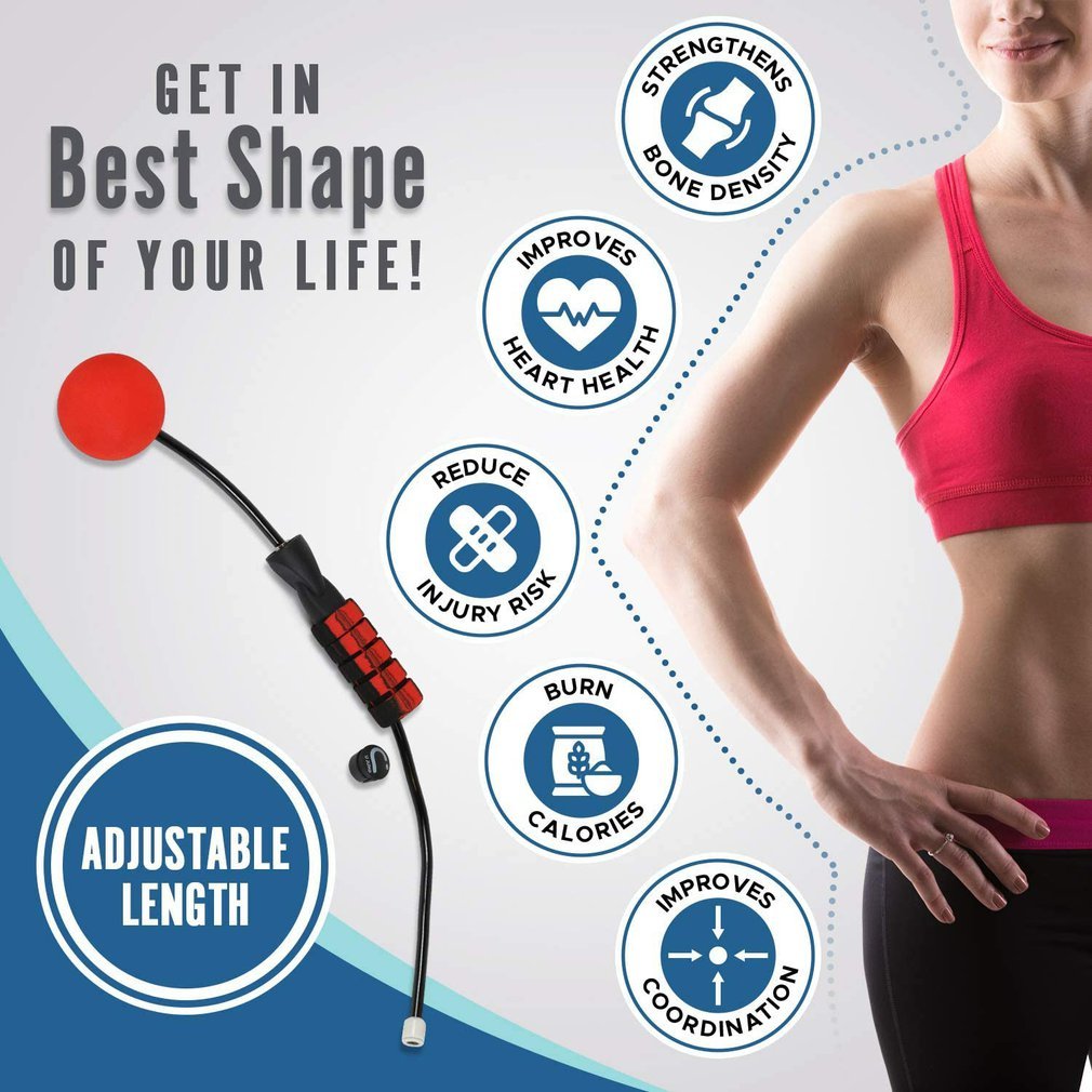 Creative Ropeless Adjustable Jump Rope Weighted Cordless Skipping Rope 1616151674609