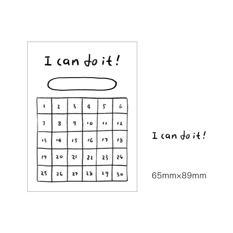 Memo Pad For Girls' Day Plan Memo Pad Tearable Post-It Notes - 图片 6