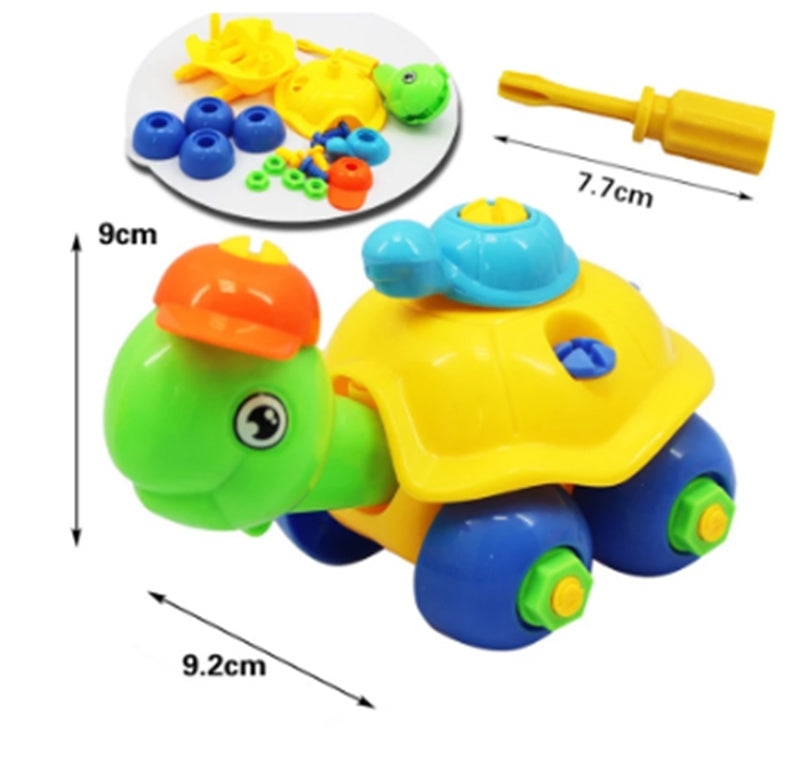 Children's Toys Detachable and Assembled Motorcycle Plastic Building Block Toys 1616827648680