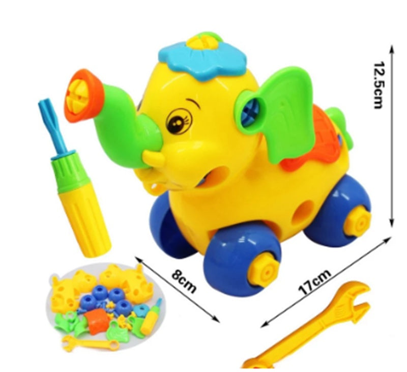 Children's Toys Detachable and Assembled Motorcycle Plastic Building Block Toys 1616827648683