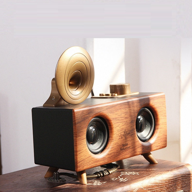Home Wireless Horn Flower Bluetooth Speaker 1617179663217