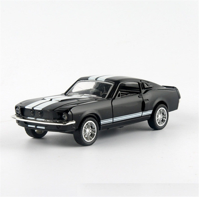 Mustang Door Pull Back Alloy Car Alloy Toy Car Model 1617184069574
