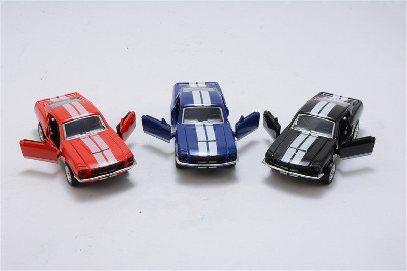 Mustang Door Pull Back Alloy Car Alloy Toy Car Model 1617184069576