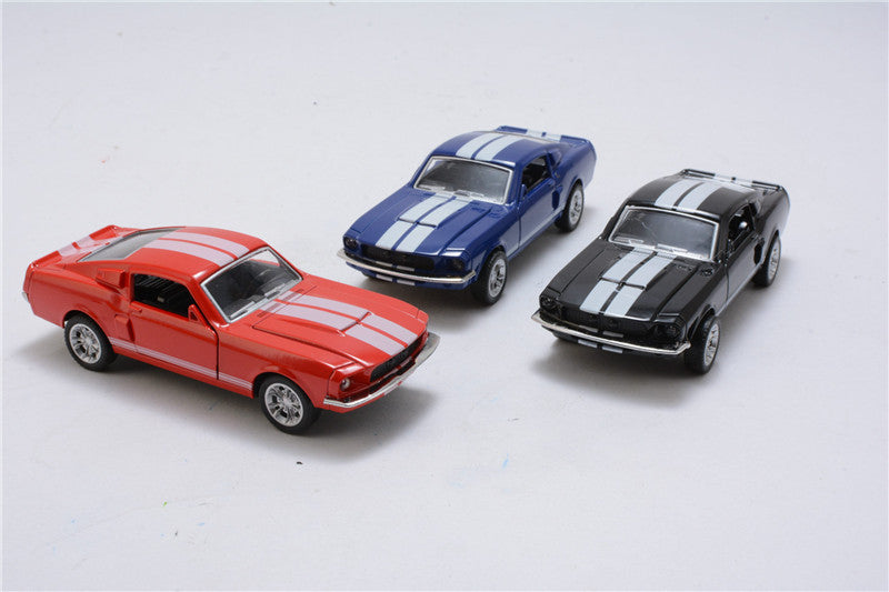 Mustang Door Pull Back Alloy Car Alloy Toy Car Model 1617184069579