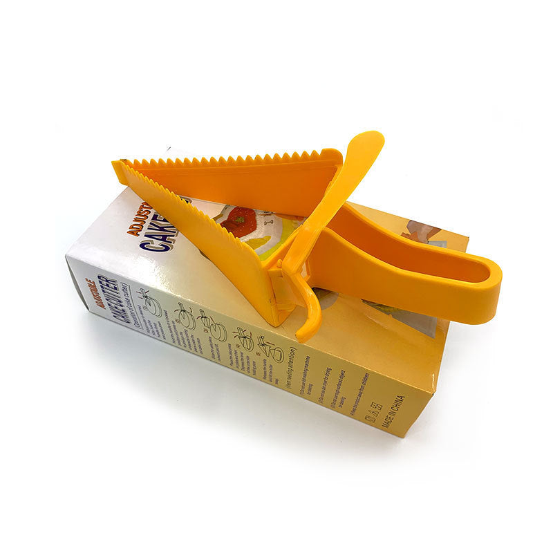 Adjustable Cake Divider Slicer Triangle Baking Pastry Divider Plastic Baking Cutter Reusable Cakes Knife 1617253674555