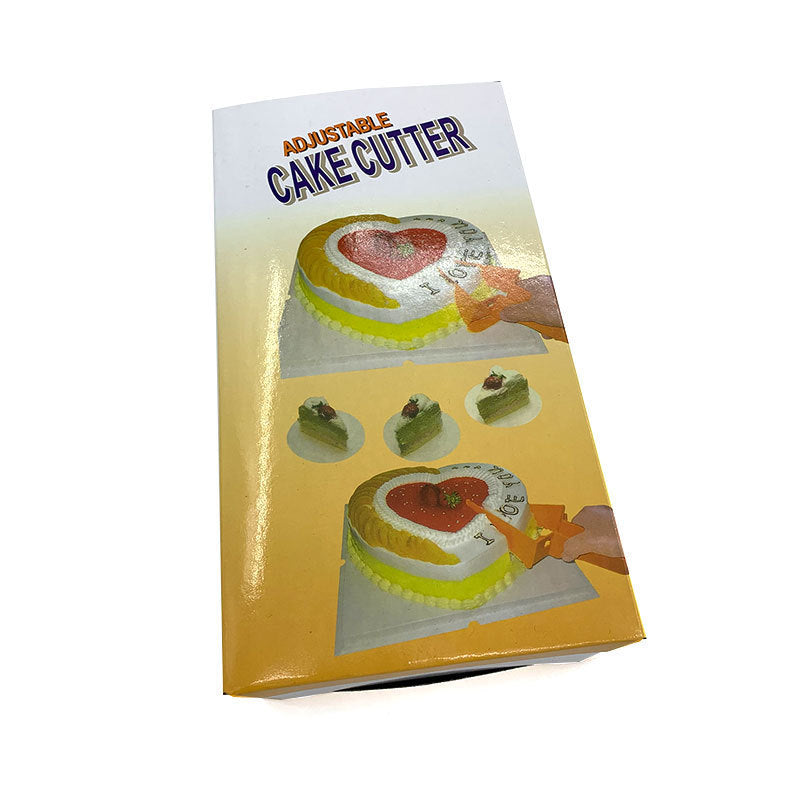 Adjustable Cake Divider Slicer Triangle Baking Pastry Divider Plastic Baking Cutter Reusable Cakes Knife 1617253674557