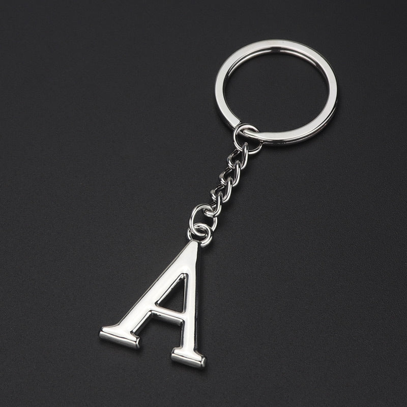 English Alphabet Keychain Keychain Personal Name Letter Pendant 1617333040102
