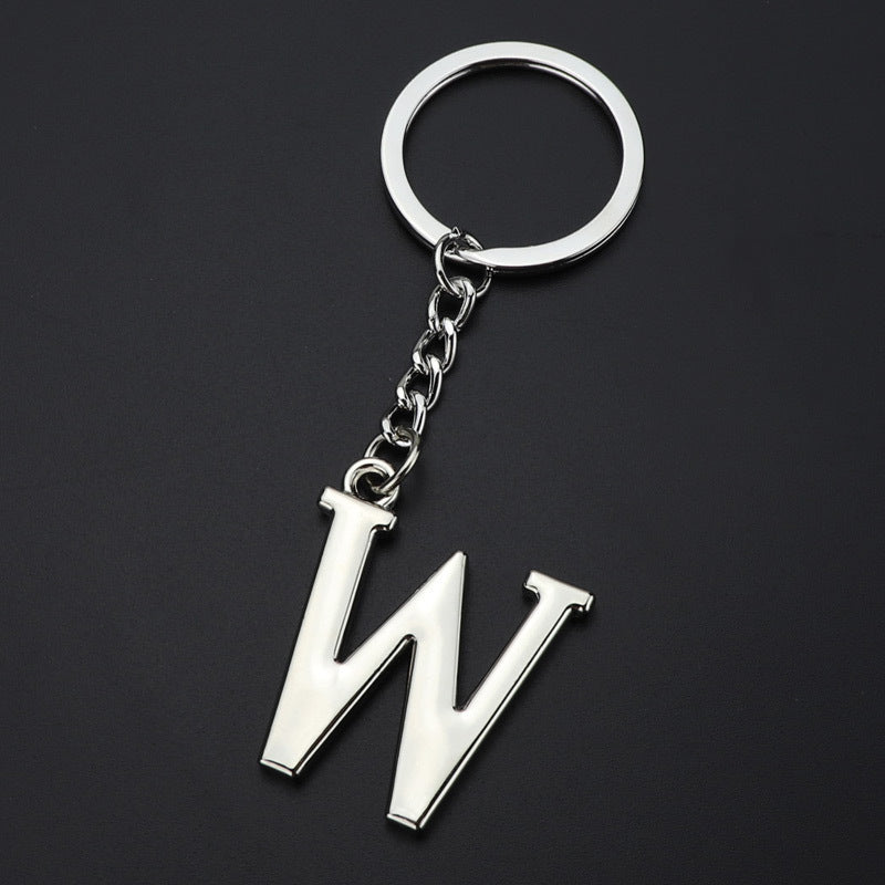 English Alphabet Keychain Keychain Personal Name Letter Pendant 1617333040389