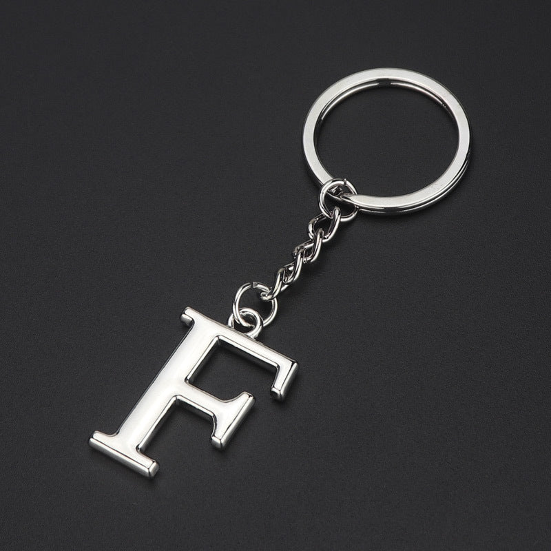 English Alphabet Keychain Keychain Personal Name Letter Pendant 1617333040391