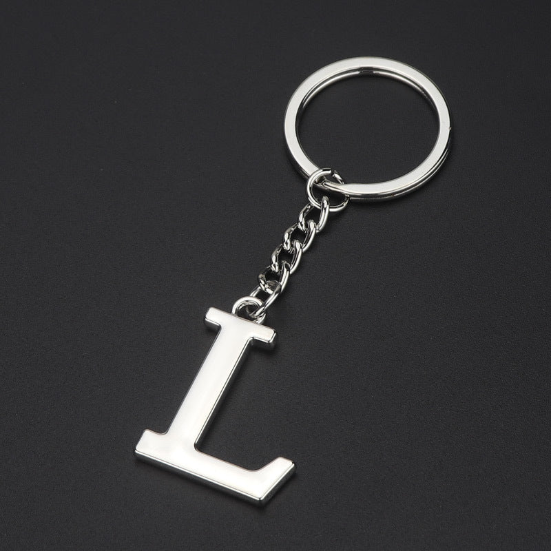 English Alphabet Keychain Keychain Personal Name Letter Pendant 1617333040392