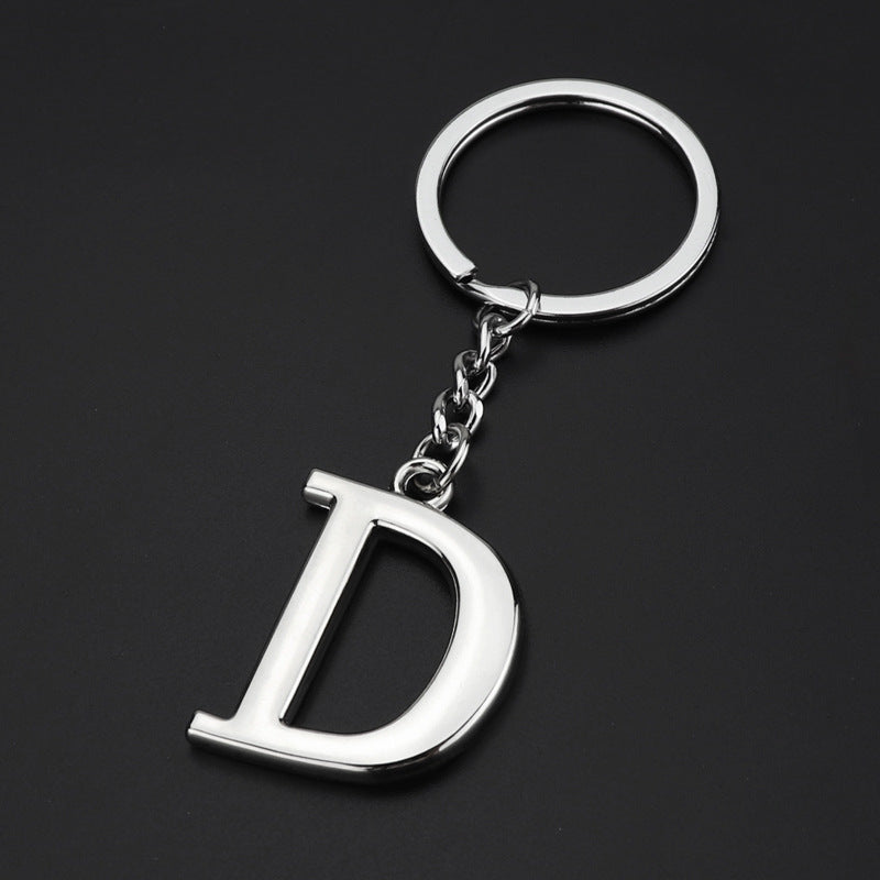English Alphabet Keychain Keychain Personal Name Letter Pendant 1617333040669